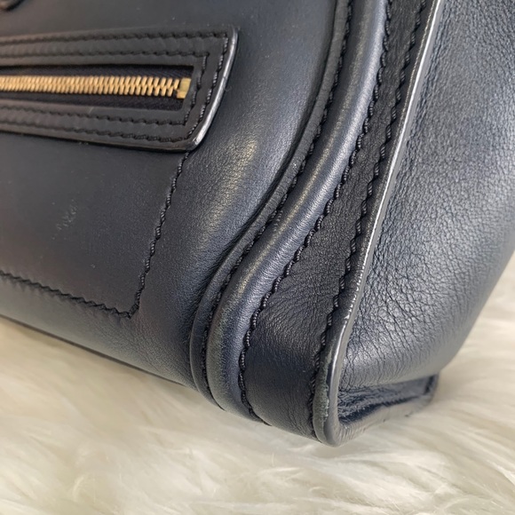 Celine Nano Luggage in Navy blue - Picture 11 of 16